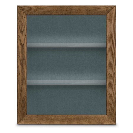 United Visual Products Outdoor Enclosed Combo Board, 42"x32", Gold Frame/White Porc & Keylime UVCB4232ODG-WHTPORC-KEYLIME
